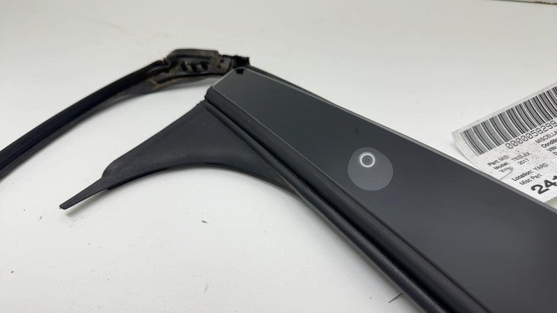 106910400D ⭕16-20 Model X Left B-Pillar Applique Trim Molding w/ Camera & Seal 1083901-00-B