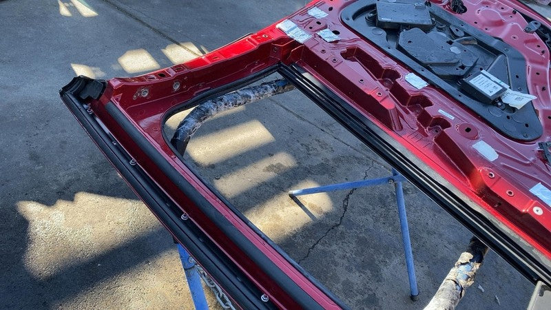 1028790-E0-K ⭕ 2016-2023 Tesla Model X Rear Driver Side Falcon Door Shell Panel LH Red - PPMR