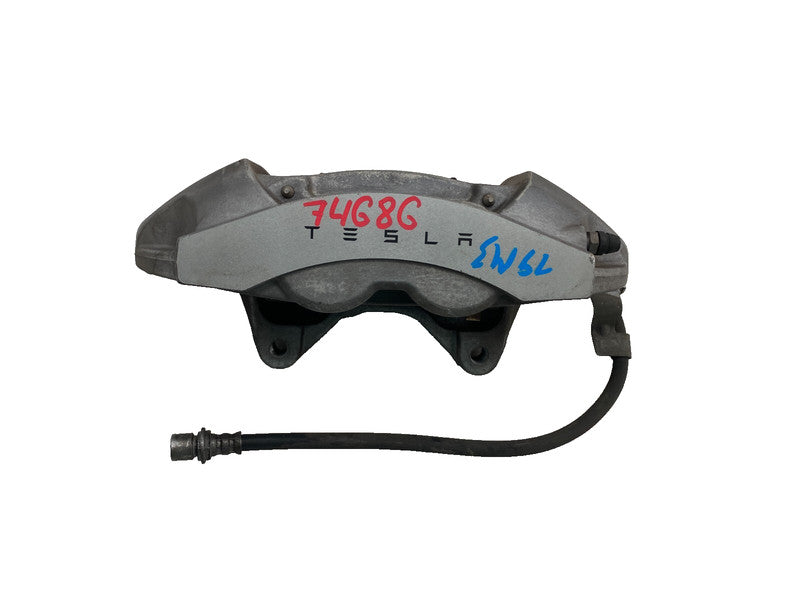 104462200D ⭕ 2017-2023 Tesla Model 3 Front Right Caliper w/ Brake Hose Line RH 1044622-00-D
