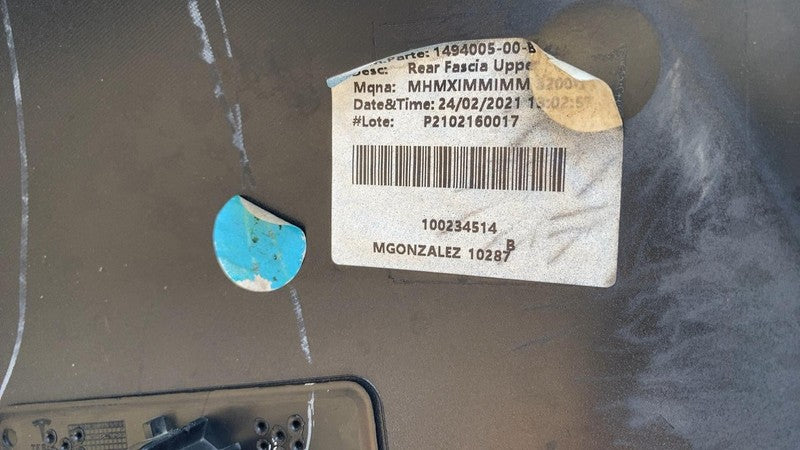 ⭕2020-2022 Model Y Rear Bumper Cover w/ Lower Valance  Blue - PPSB 149