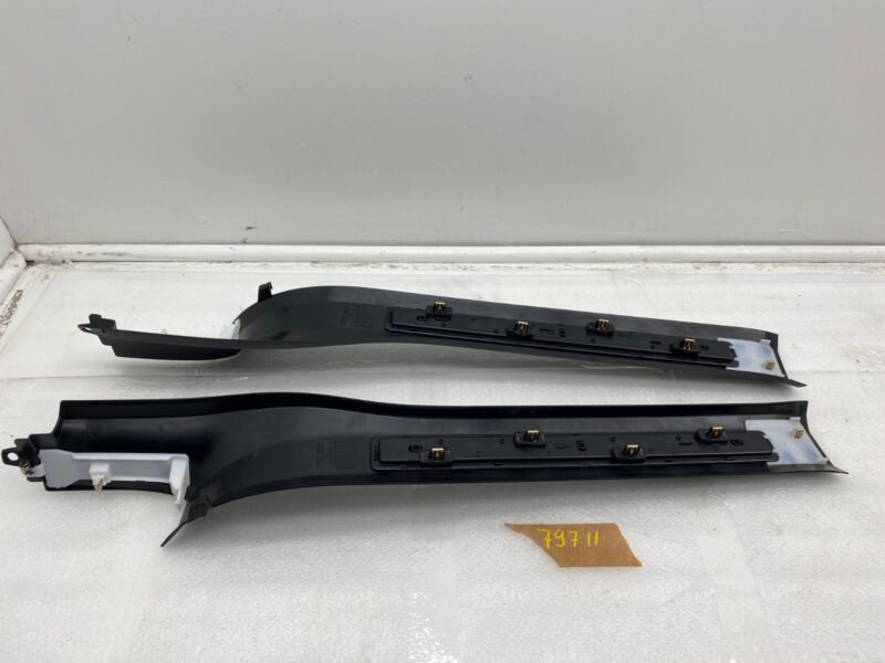 1496499 00 A ⭕16-20 Tesla Model X Front Left & Right Door Sill Trim 1496499-00-A/1496500-00-A