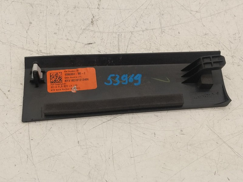 ⭕ 17-23 Model 3 Front Driver Side A-Pillar Middle Trim Cover Left 1086