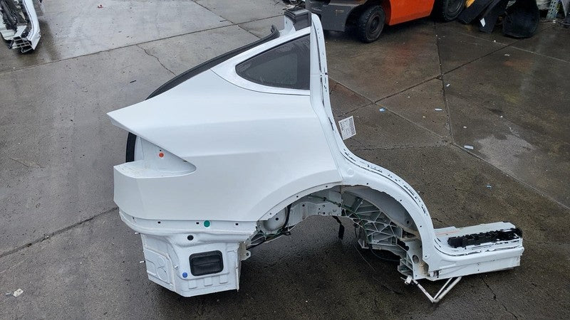2016-2020 Tesla Model X Rear Passenger Quarter Panel Cutout Right RH White PPSW