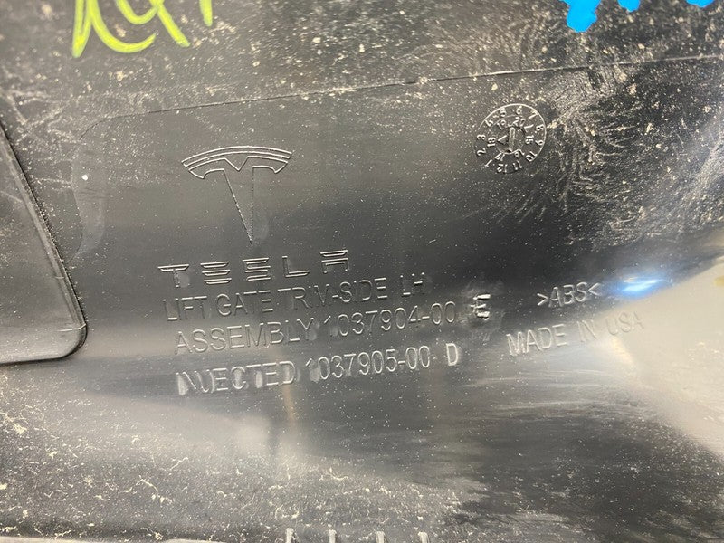 ⭕ 2016-2020 Model X Rear Driver Side Liftgate Trim Cover Panel Left 10