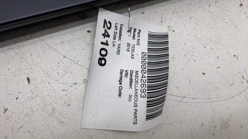 ⭕ 16-20 Tesla Model X Front Left Door Sill Step Welcome Plate Trim 105