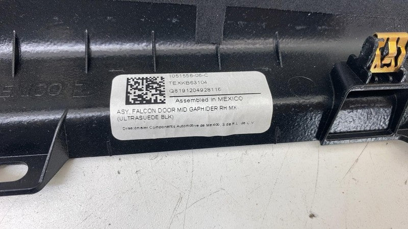 ⭕ 16-20 Tesla Model X Rear Left Falcon Door Upper Trim Cover Panel 105