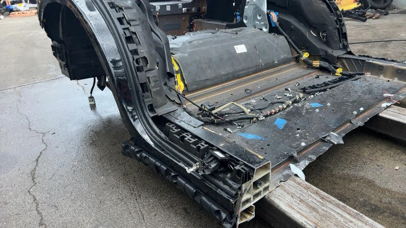 ⭕ 21-25 Model X Rear Left & Right Quarter Panel Structural Frame Cut Black PBSB