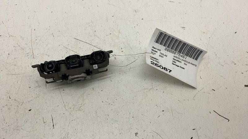 ⭕ 24-25 Tesla Model 3 Front Windshield Rear View Mirror Triple Camera Assembly