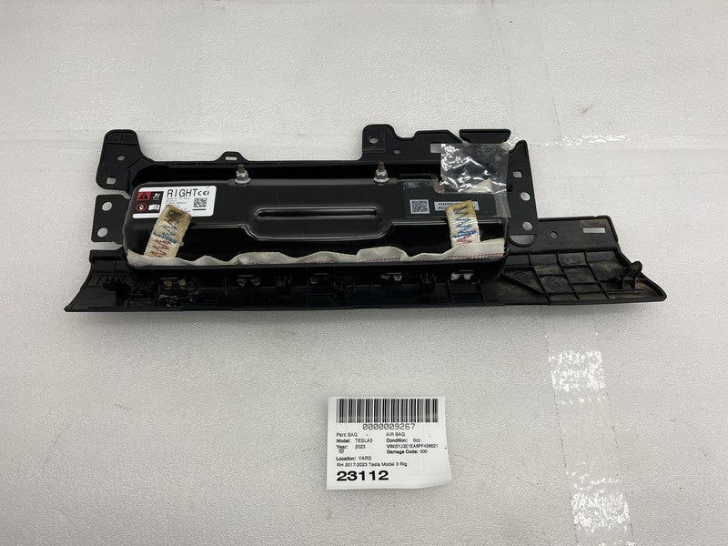 1077826 00 D ⭕ 2017-2023 Model 3 Y Passenger Side Lower Knee Safety Airbag Right 1077826-00-D