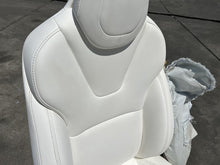 ⭕ 2016-2020 Tesla Model X MX Front Left Driver Seat w/ Track Rail Assembly White