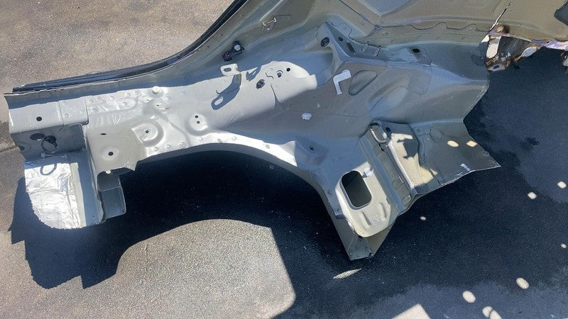 ⭕ 17-20 Tesla Model 3 Rear Right Quarter Panel Structural Frame Cut Black PBSB