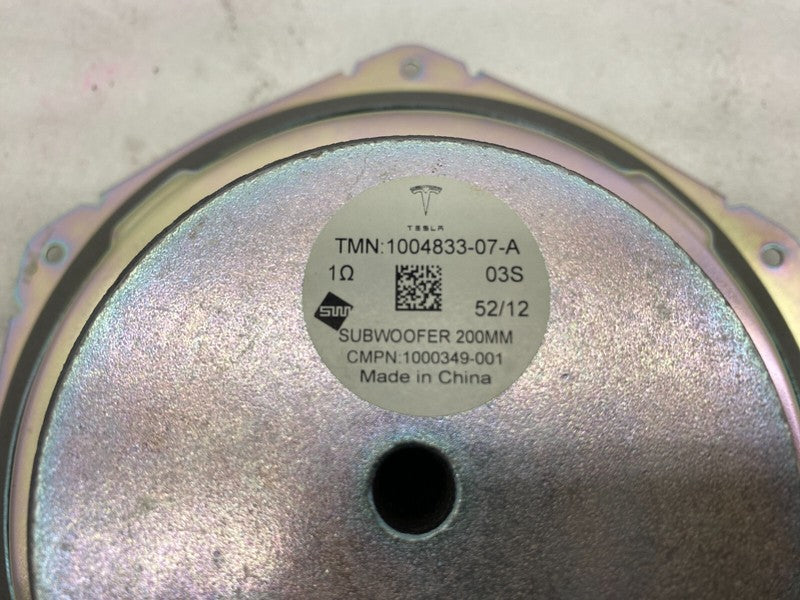 100483307A ⭕ 2012-2020 Model S Infotainment Audio Speaker Mid Subwoofer 200MM 1004833-07-B