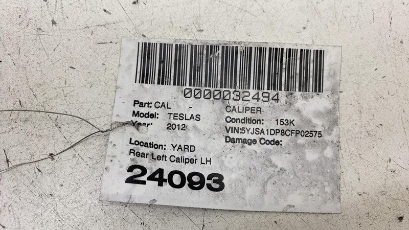 ⭕2012-2020 Tesla Model S MS Rear Driver Side Caliper w/ Brake Hose Lin
