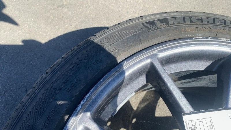 ⭕ 21-23 Tesla Model 3 Wheel Rim 18x8.5J +40MM w/ Michelin 235/45ZR18 1