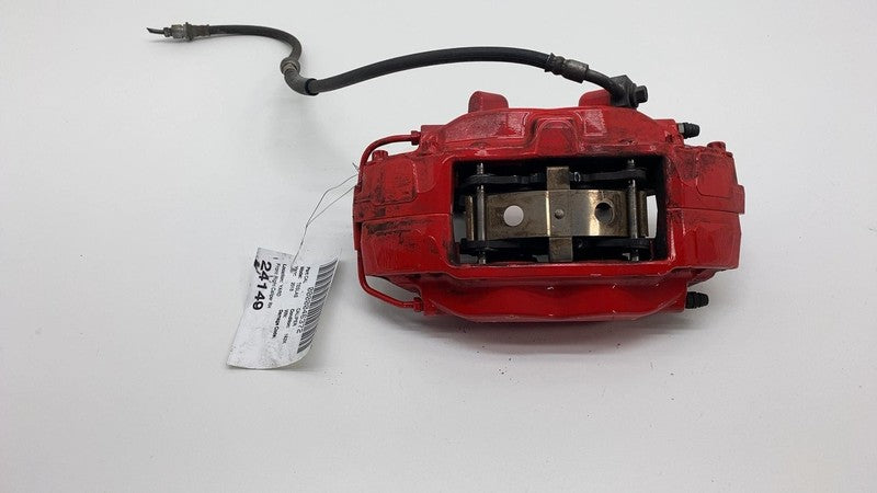 2012-2020 Tesla Model S Front Passenger Side Caliper Red + Brake Hose Line Right