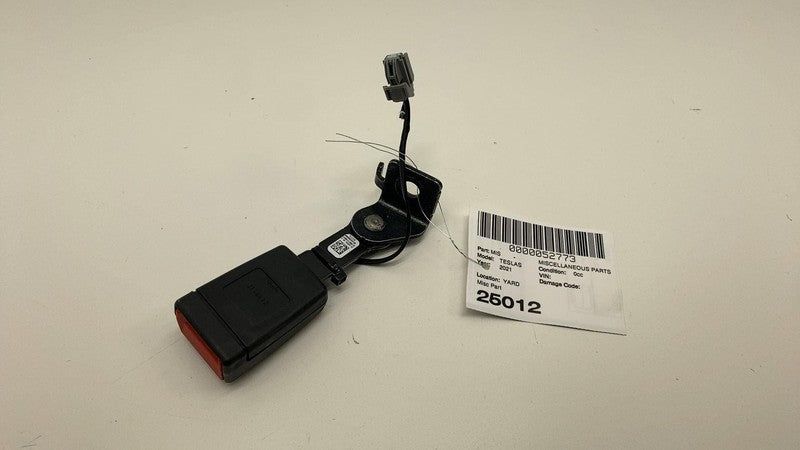 1593201 99 B 2021 2022 2023 2024 Tesla Model S MS Rear Driver 2nd Row Seat Belt Buckle Left