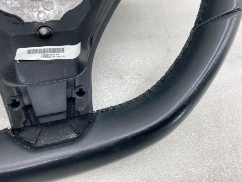 ⭕ 2012-2020 Tesla Model S Driver Steering Wheel Black Assembly OEM 100