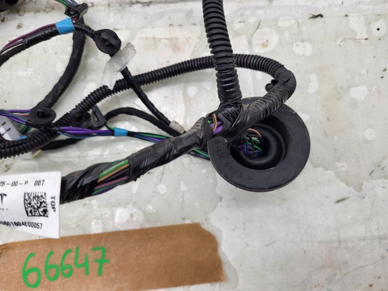 100442500P ⭕ 12-20 Model S Rear Driver Side Door Wiring Harness Wire Loom Left 1004425-00-P
