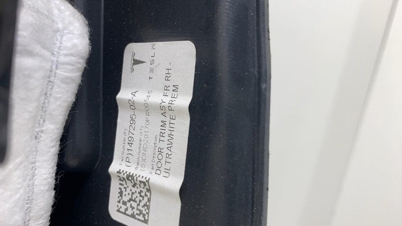 ⭕ 2020-2023 Model Y Front Passenger Side Door Panel Trim Card Right 1497295-02-A