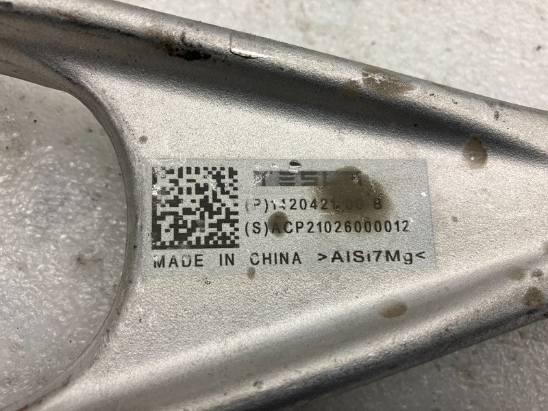 142042100B ⭕ 21-23 Model S X Rear Left Suspension Upper Control Arm Fore Link 1420421-00-B