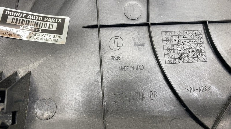 ⭕2017-2020 Maserati Ghibli Front Right Seat Switch Trim Cover Panel L0