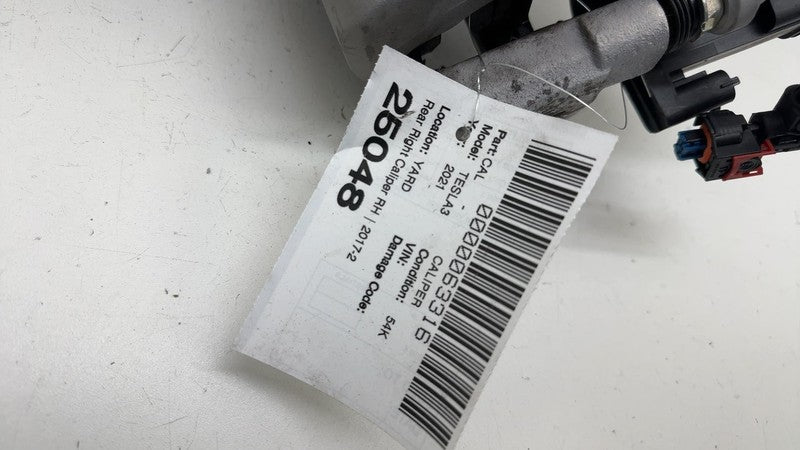 ⭕ 17-23 Tesla Model 3 Y Rear Right Caliper w/ Brake Line Hose BASE 104