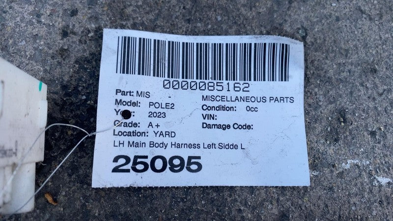 33947075 ⭕ 2021-2023 Polestar 2 Left Main Body Wiring Harness Wire Cable & Fuse Box Assy