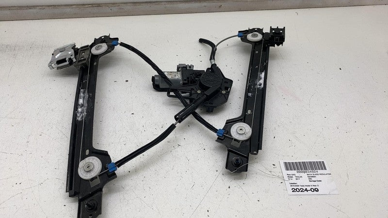 ⭕ 2016-2020 Tesla Model X Rear Left Door Window Regulator & Motor 1028