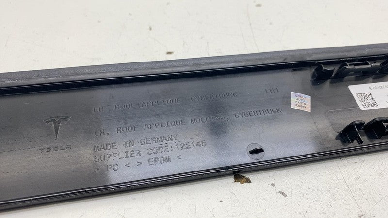 181659200B ⭕ 2024 2025 Tesla Cybertruck Driver Side Roof Applique Molding Left 1816592-00-B