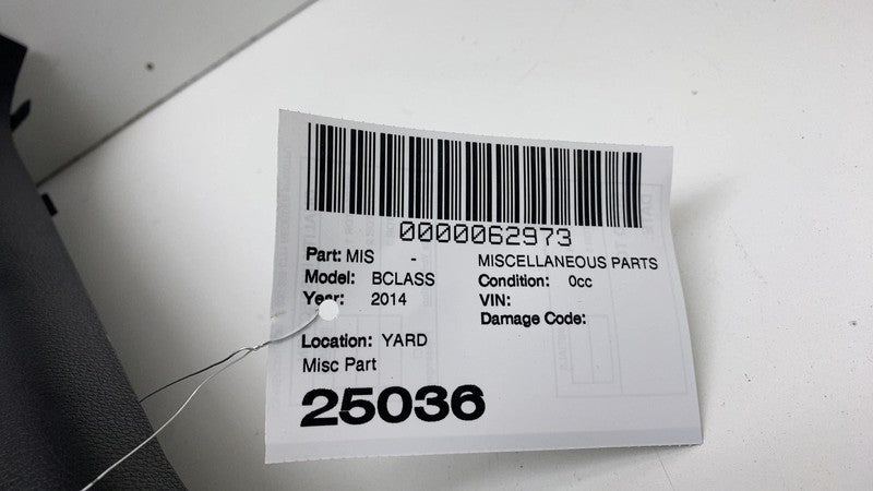 2466903025 ⭕ 2014-2015 Mercedes-Benz B Electric Drive Rear Right C-Pillar Trim A2466903025