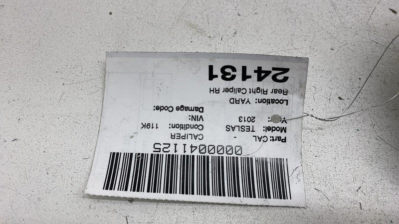 ⭕ 2012-2020 Tesla Model S MS Rear Side Caliper w/ Brake Hose Line 6006