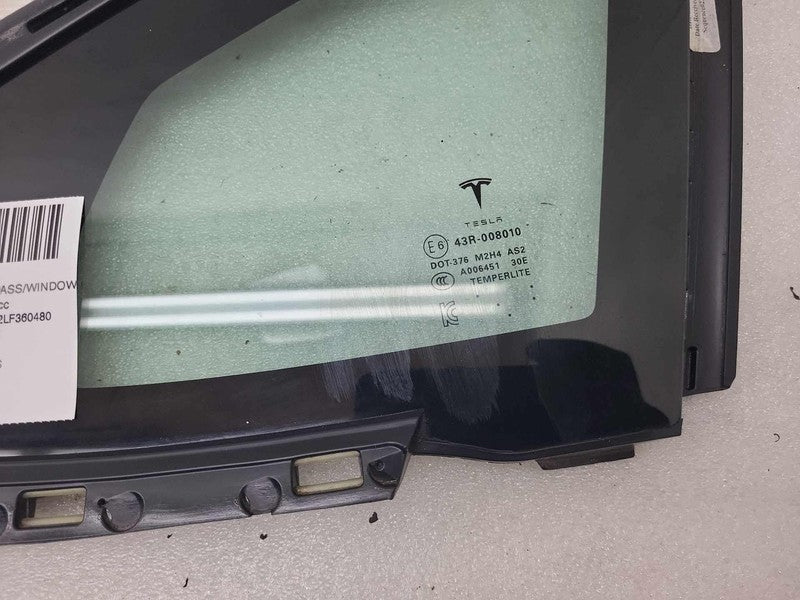 ⭕ 2012-2020 Tesla Model S Rear Passenger Side Quarter Fixed Glass Righ