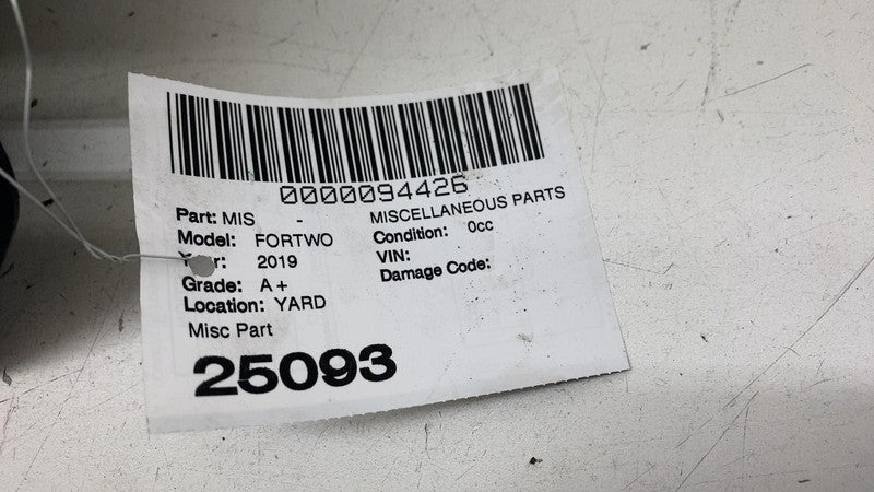 Miscellaneous Parts SMART FORTWO 19