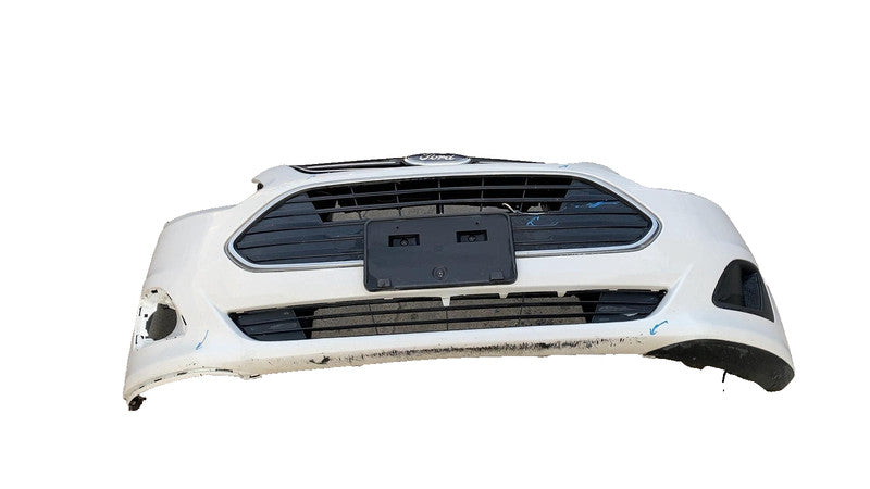 2017 Ford C-Max Front Bumper Cover Shell Panel w/ Grille & Emblem Whit