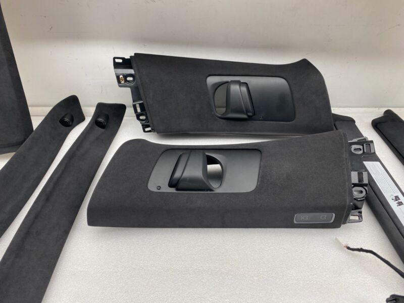 2016-2020 Tesla Model X Headliner A-Pillar + Upper B-Pillar w/ Sunvisor & Bezel