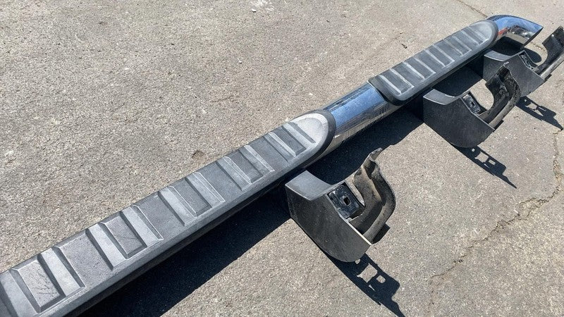 ⭕ 14-19 Silverado 1500 Crew PAIR Left & Right Running Board Nerf Bar Step Chrome