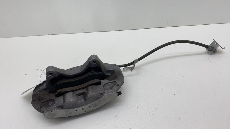 104462100D ⭕ 2017-2023 Tesla Model 3 Front Left Caliper w/ Brake Hose Line LH 1044621-00-D