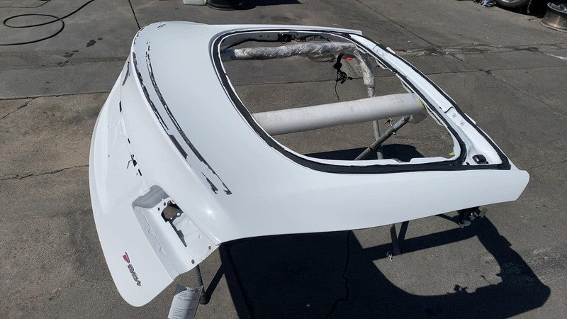 ⭕ 12-15 Tesla Model S MS Rear Liftgate Trunk Lid Tailgate Hatch Shell White PPSW