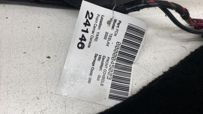 1564500-95-C ⭕ 21-24 Model X Front Center Console Storage Carrier w/ Side Panel 1564500-95-C