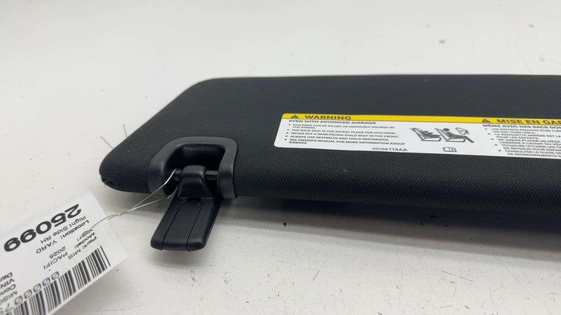 ⭕ 2017-2025 Chrysler Pacifica Front Passenger Side Windshield Sun Visor Right RH