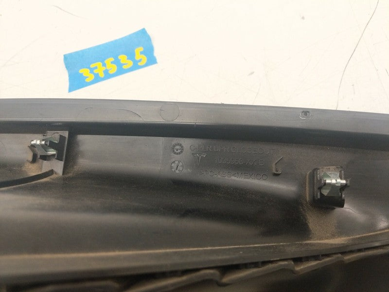 1035957-00-A ⭕21-22 Tesla Model X Left C-Pillar Upper 3rd Row Trim Panel w/ Vent 1035957-94-D