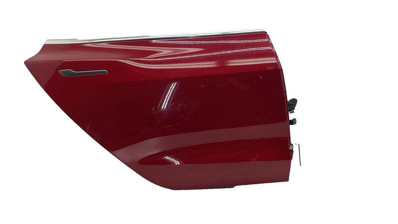 1096623-10-F ⭕ 2017-2020 Tesla Model 3 M3 Rear Passenger Side Door Shell Panel Right Red PPMR