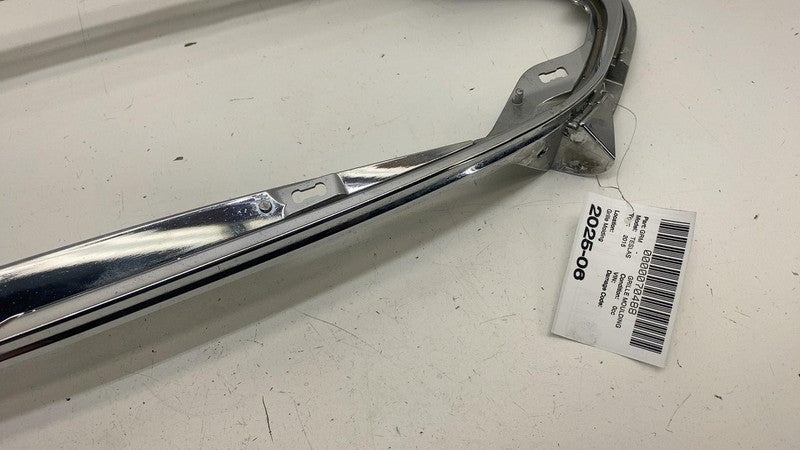 ⭕ 2012-2015 Model S Front Bumper Grille Chrome Surround Bright Trim 10