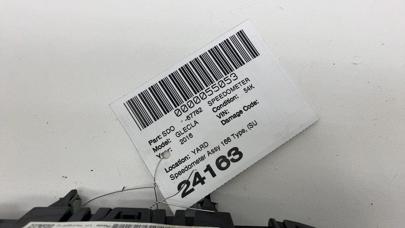 A1669008416 2016 Mercedes-Benz GLE350 Instrument Speedometer Gauge Cluster Assembly