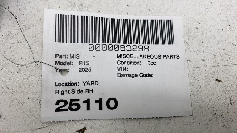 ⭕ 22-25 Rivian R1S Front Passenger Wheelhouse Body Support Frame Bracket Right