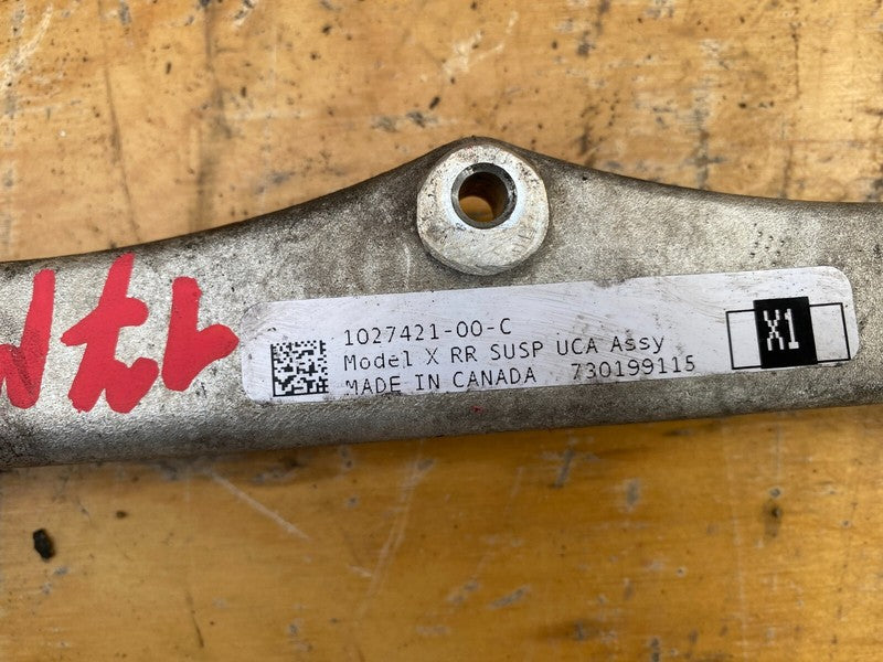 102742100C ⭕ 16-20 Tesla Model X Rear Left Suspension Upper Control Arm Link 1027421-00-C