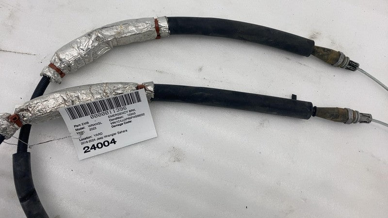 ⭕ 18-24 Jeep Wrangler Right & Left Emergency Parking Hand Brake Cable 