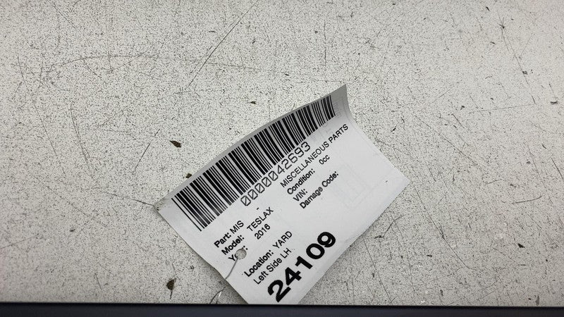 ⭕ 16-20 Tesla Model X Front Left Door Sill Step Welcome Plate Trim 105