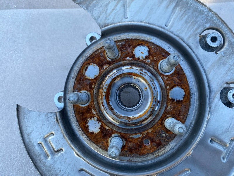 107216100A ⭕ 16-20 Model S X Rear Right Spindle Knuckle w/ Hub & Dust Shield 1072161-00-A