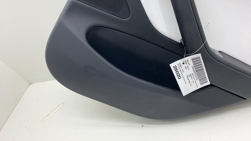 1105096 00 E 2017-2020 Tesla Model 3 M3 Rear Passenger Side Door Panel Trim Cover White Right